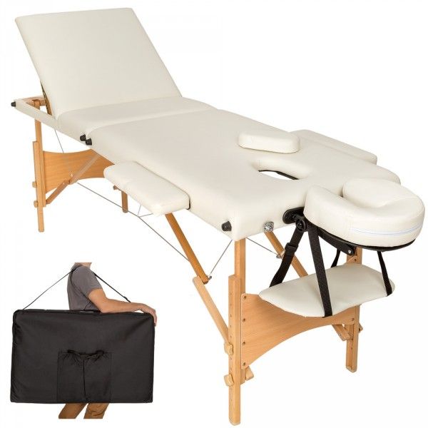 Table de massage crème 3 zones avec sac de transport 2008052