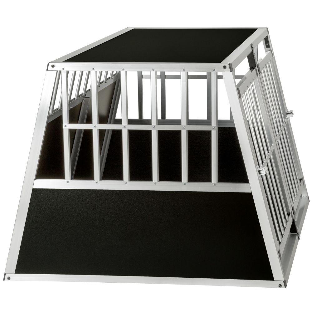 Cage de transport pour chien double dos incliné sans cloison de séparation 3708146 - Helloshop26