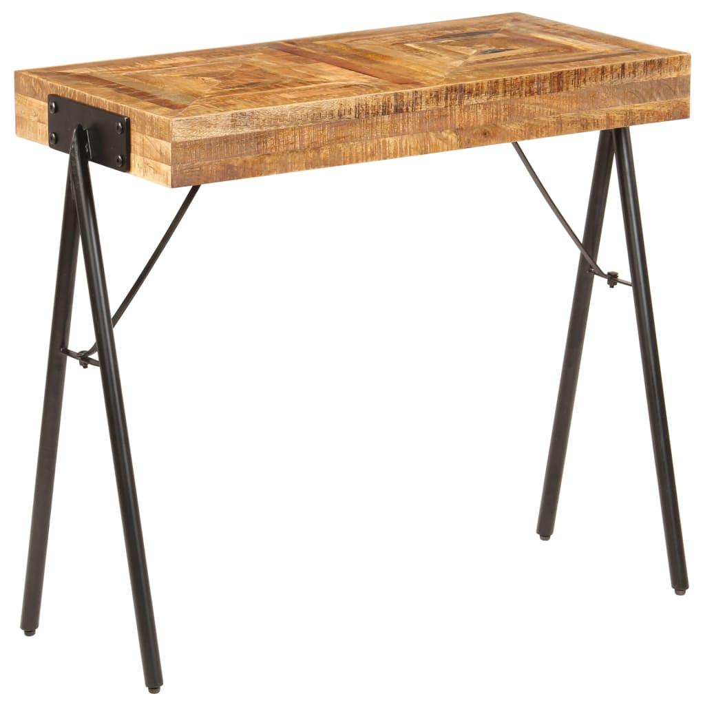 Buffet bahut armoire console meuble de rangement bois de manguier massif 80 cm 4402270 - Helloshop26