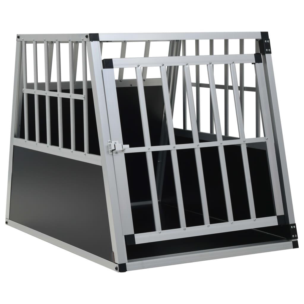 Cage pour chien avec une porte 65 x 91 x 69,5 cm noir 02_0000062 - Helloshop26