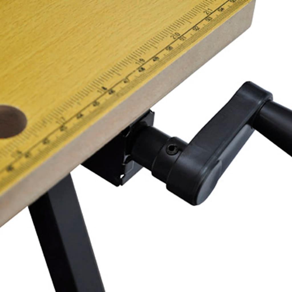 Établi pliable banc travail de serrage plan de table 75 cm bricolage garages 02_0003654 - Helloshop26