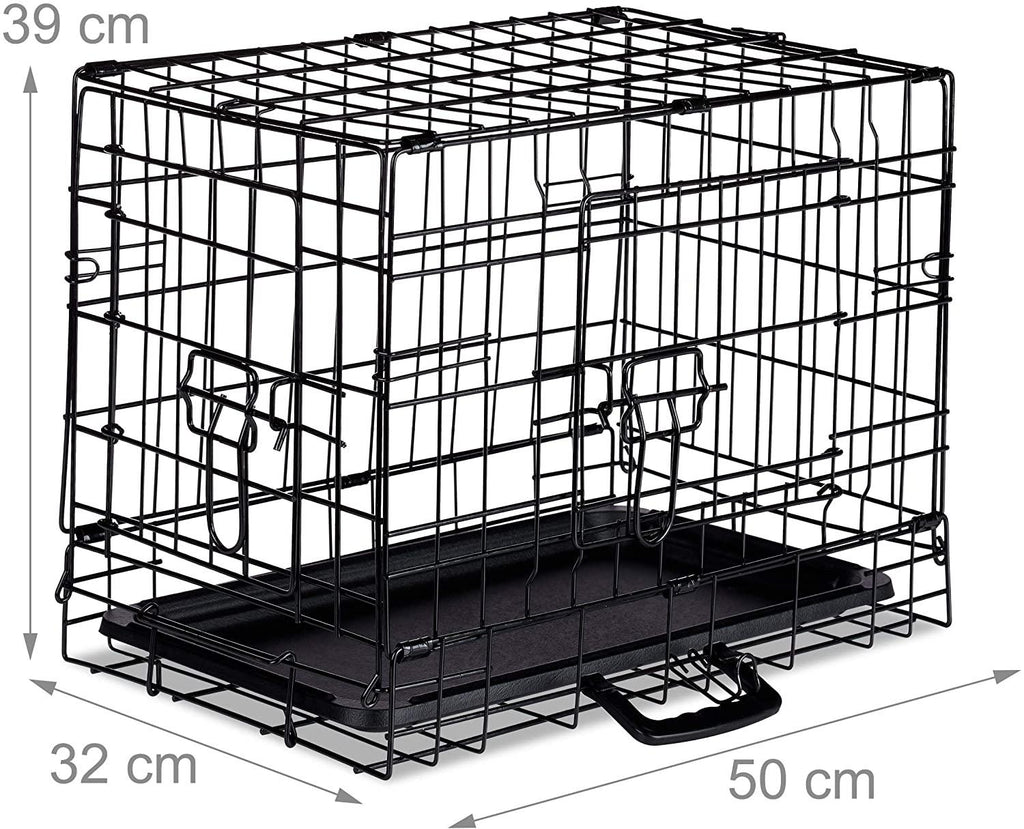 Cage pour chien pliante en métal S 13_0000615 - Helloshop26