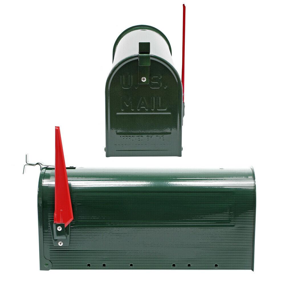 Boite aux lettres style américain design boite postale sur pied us mailbox vert 16_0000088 - Helloshop26