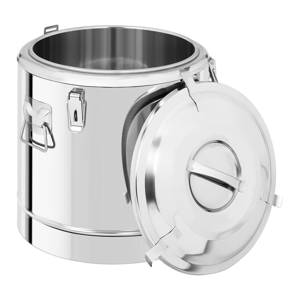 Conteneur isotherme 35 litres avec robinet de vidange acier inoxydable 14_0001130 - Helloshop26