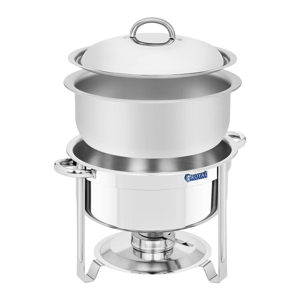 Chafing dish bain marie rond 7,6 litres inox 14_0000087 - Helloshop26