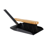 Pelle à cendres de cheminée et balayette en acier four poêle cheminée 37 cm noir 13_0001954