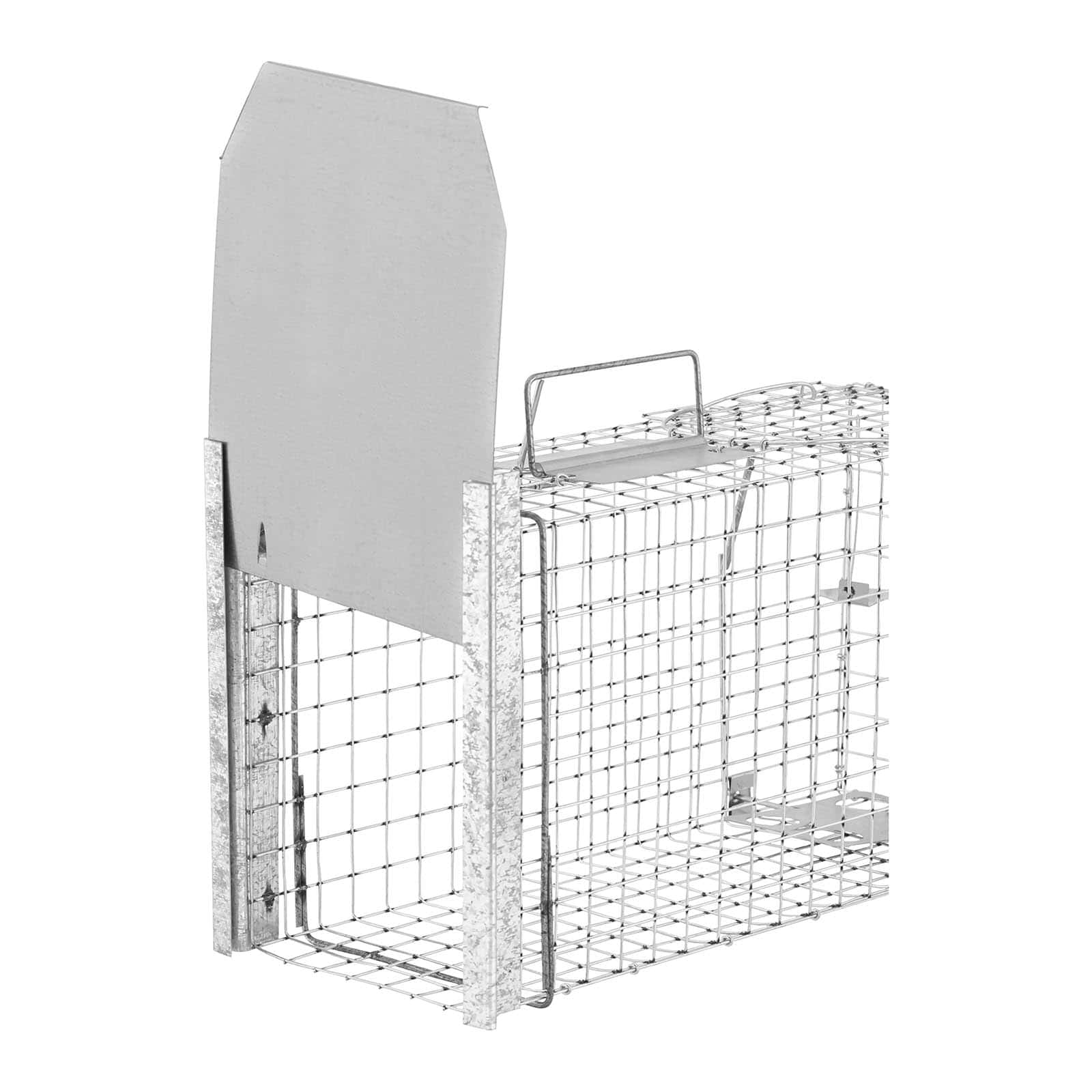 Cage piège capture animaux 50 x 20 x 27 cm - mailles : 25 x 25 mm 14_0005707