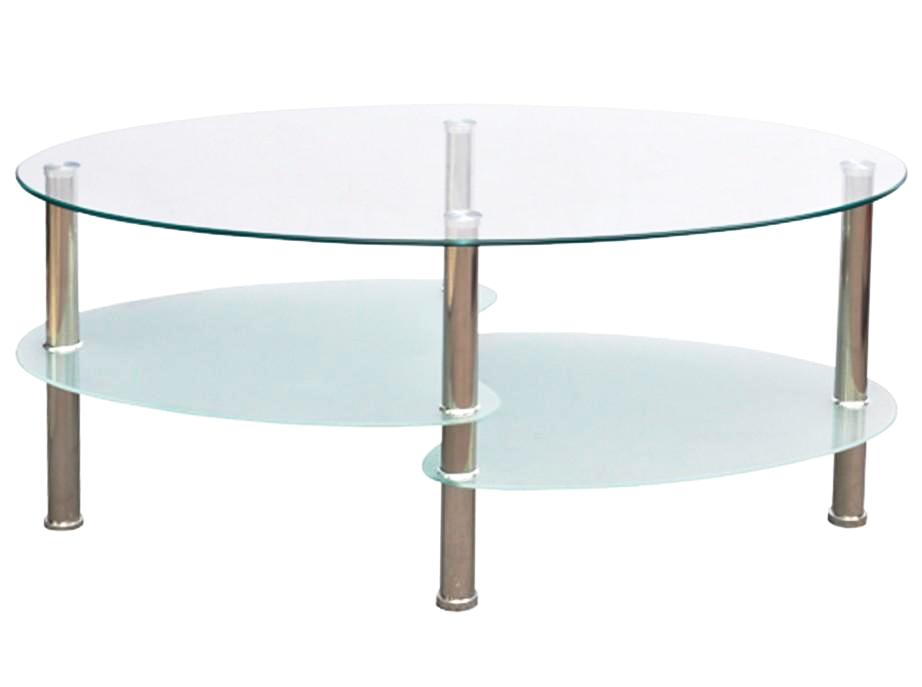 Table basse design blanche verre  0902001
