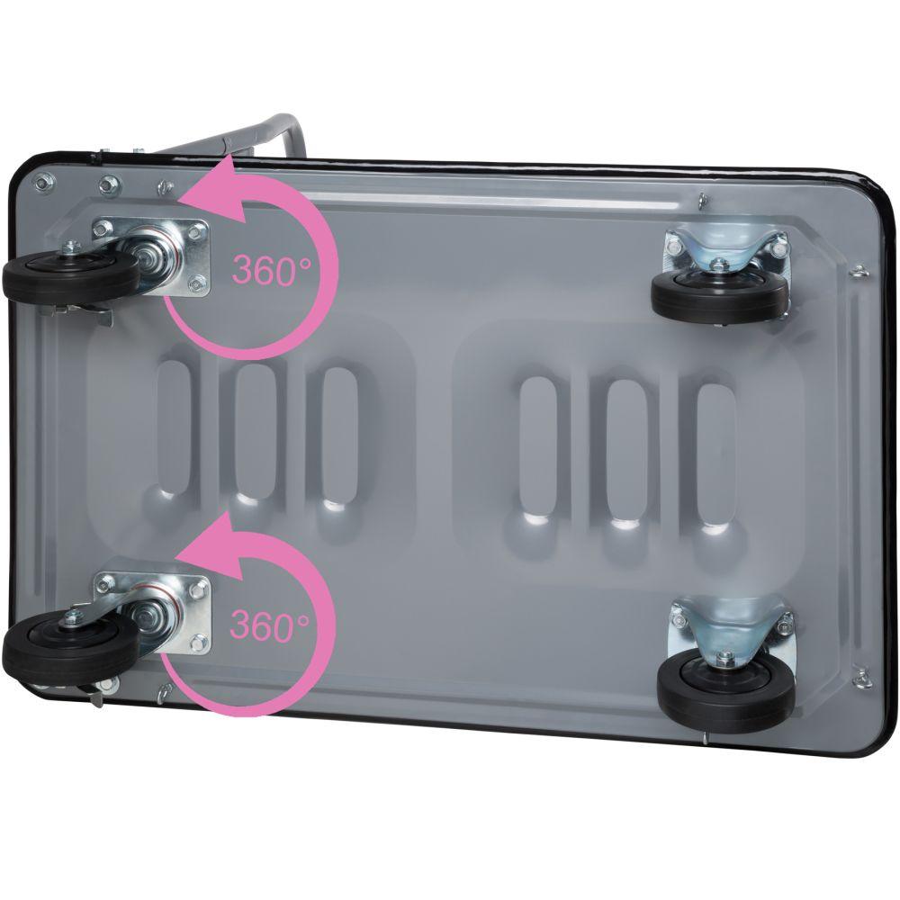 Chariot noir 300 kg outils outillage atelier 0208019 - Helloshop26