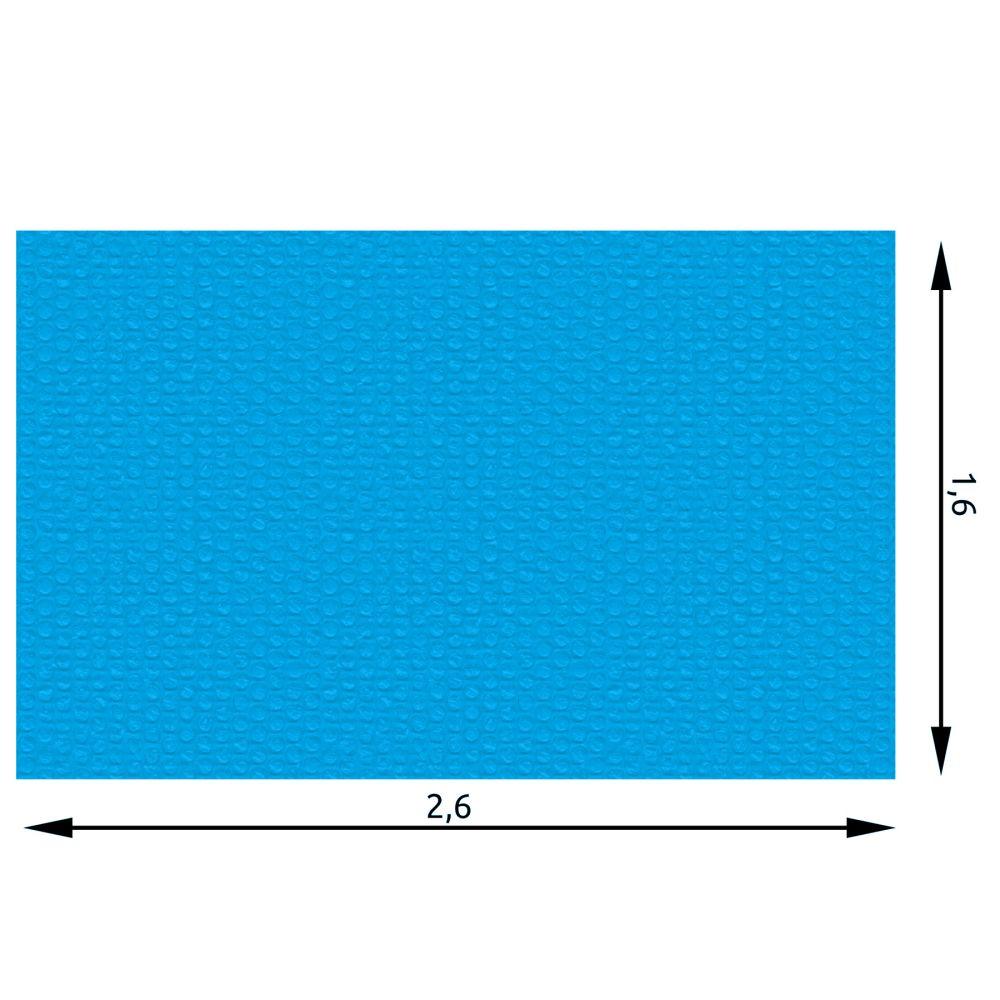 Bâche de piscine rectangulaire bleue 160 x 260 cm 3408089 - Helloshop26