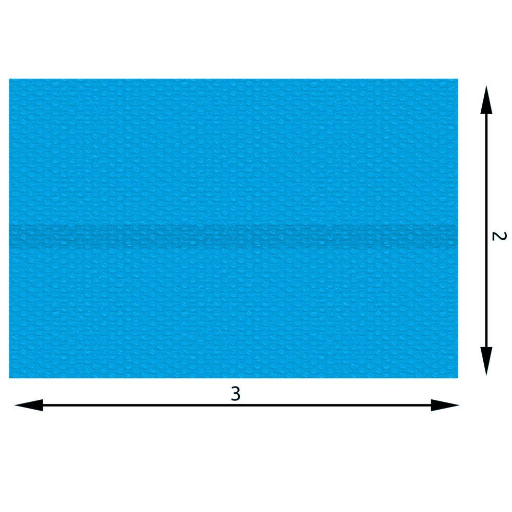 Bâche de piscine rectangulaire bleue 200 x 300 cm 3408090 - Helloshop26