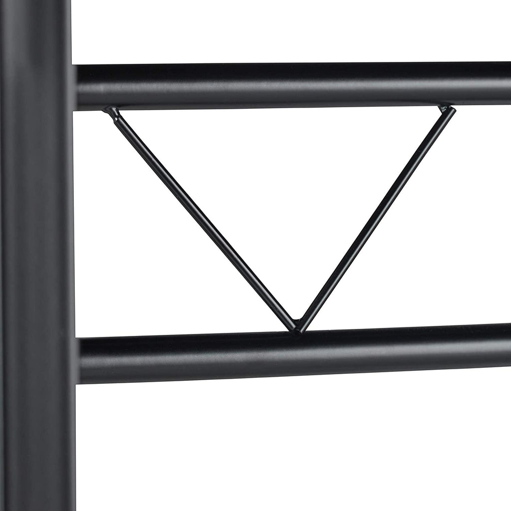 Bureau moderne avec plaque de verre tiroir latéral pour chambre d’ado 110 cm noir 13_0000560_2 - Helloshop26