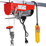 Palan treuil électrique pro avec télécommande 500 W 100/200 kg outils atelier garage 3402133