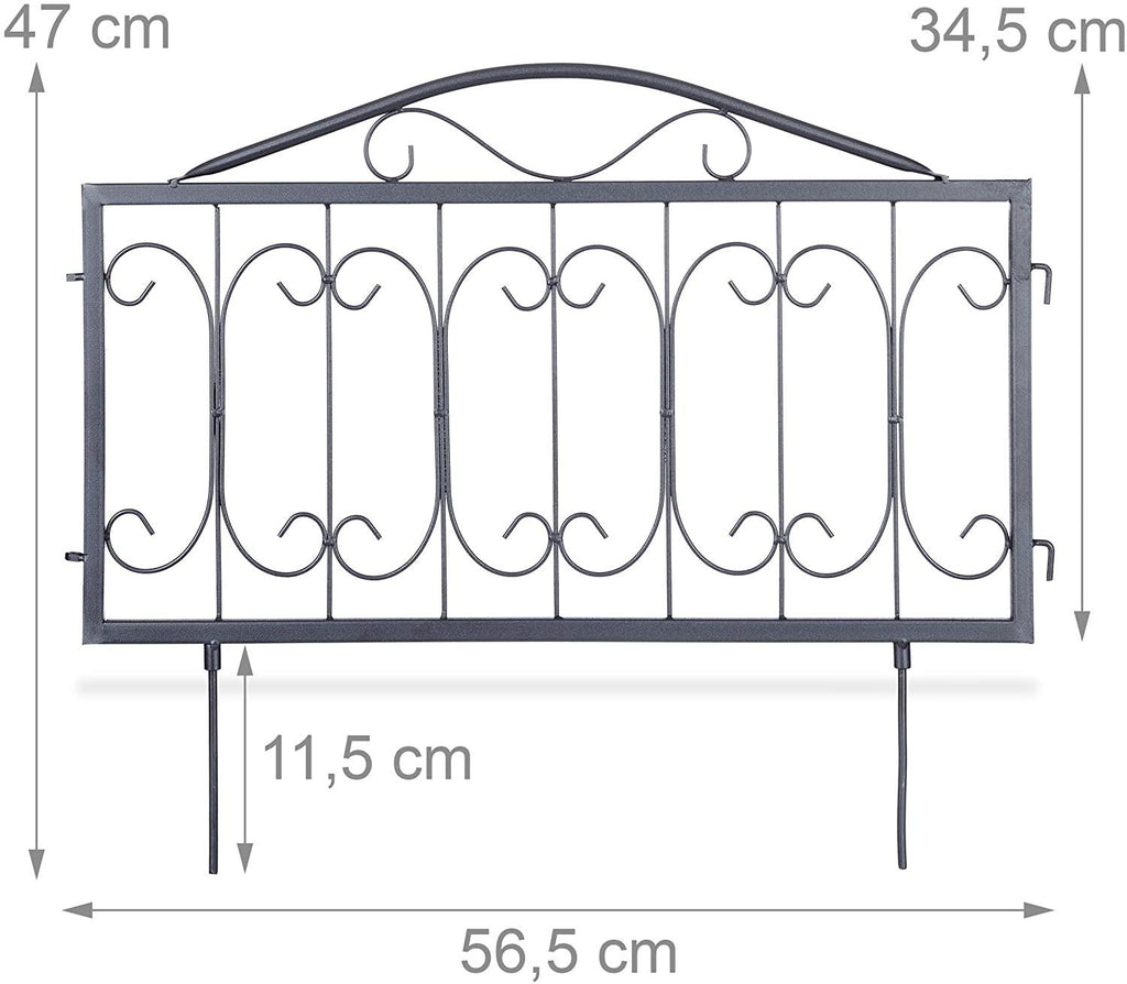 Clôture décorative de jardin en métal 13_0000779_2 - Helloshop26