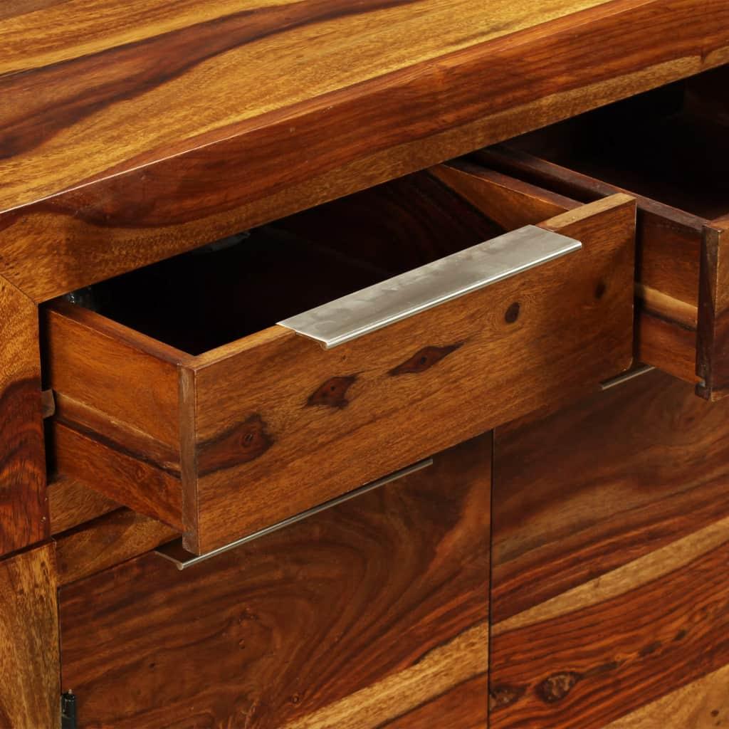 Buffet bahut armoire console meuble de rangement bois massif de sesham 160 cm 4402094 - Helloshop26