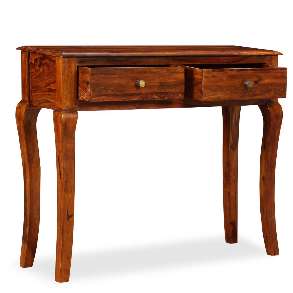Buffet bahut armoire console meuble de rangement bois massif de sesham 90 cm 4402187 - Helloshop26