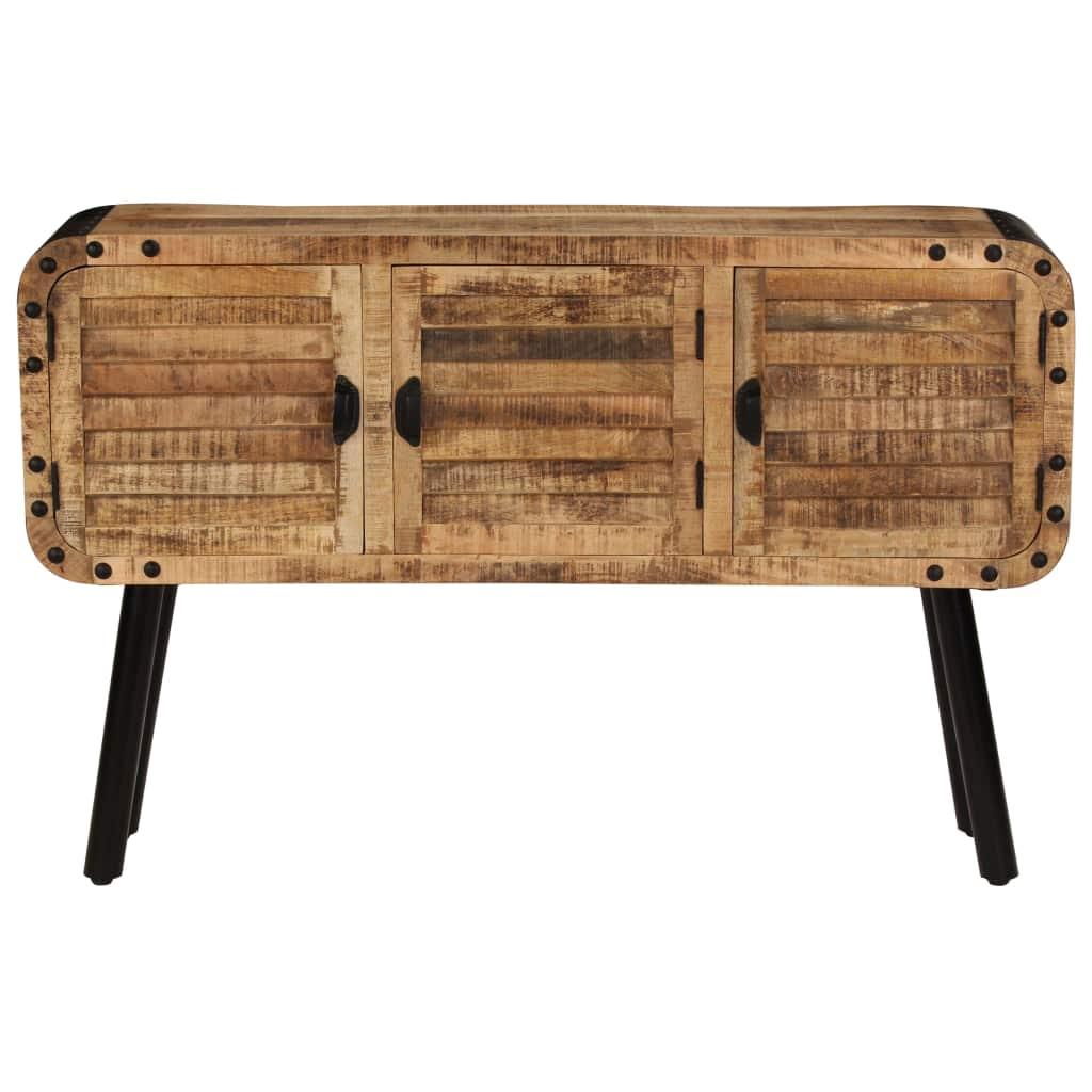 Buffet bahut armoire console meuble de rangement bois de manguier massif 120 cm 4402035 - Helloshop26