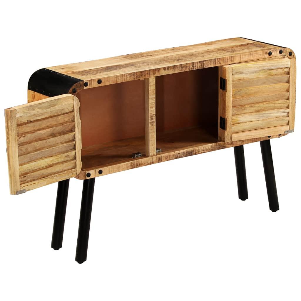 Buffet bahut armoire console meuble de rangement bois de manguier massif 120 cm 4402035 - Helloshop26