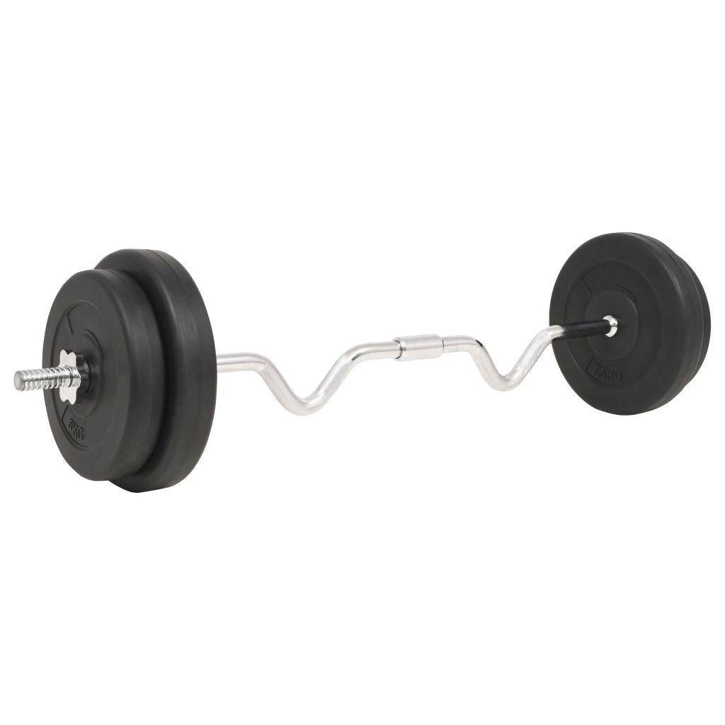 Ensemble d'haltères 30 kg fitness musculation sport 02_0000743 - Helloshop26