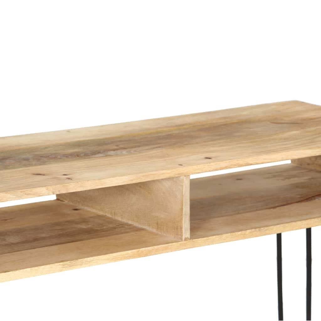 Buffet bahut armoire console meuble de rangement bois de manguier massif 115 cm 4402227 - Helloshop26