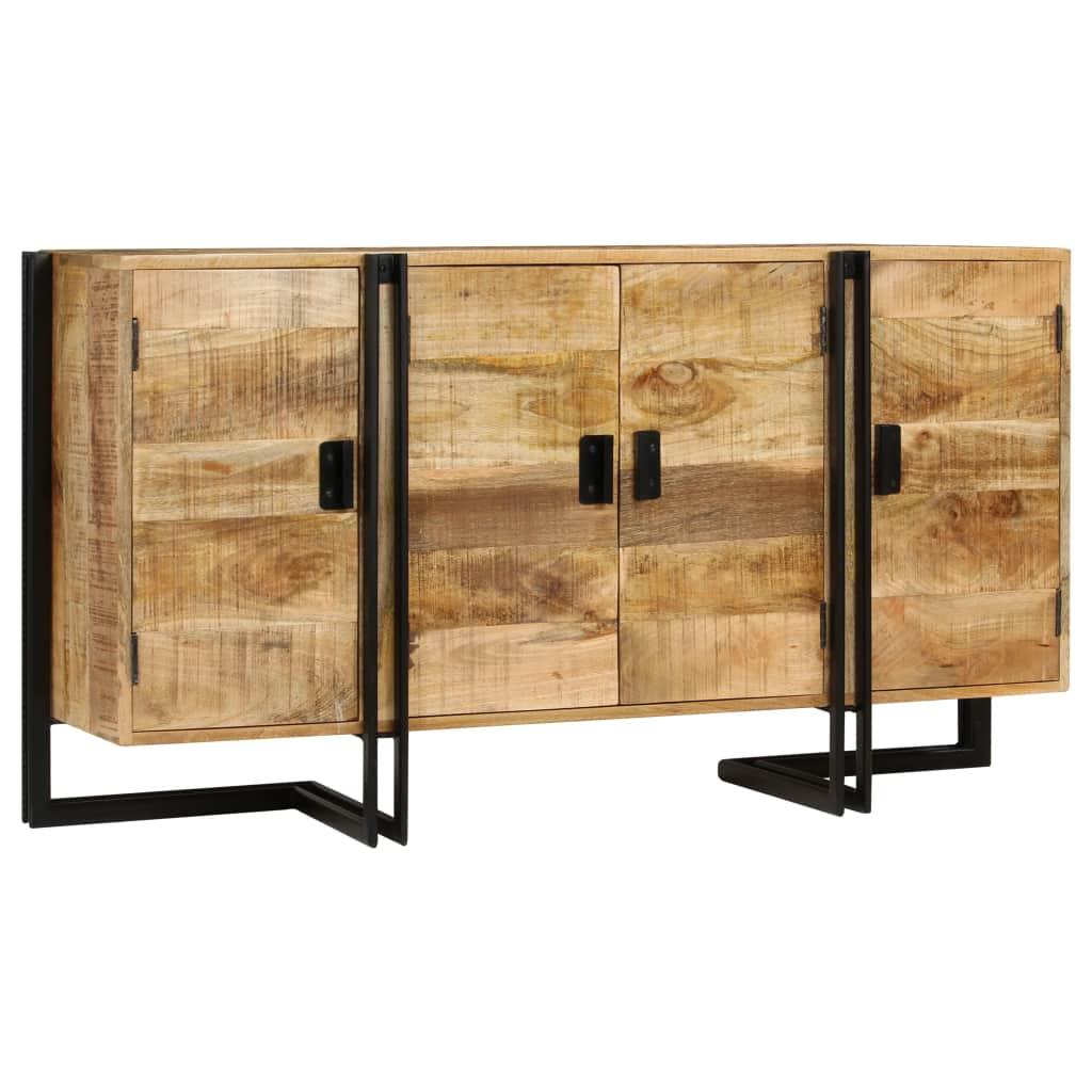 Buffet bahut armoire console meuble de rangement bois de manguier massif 150 cm 4402145 - Helloshop26