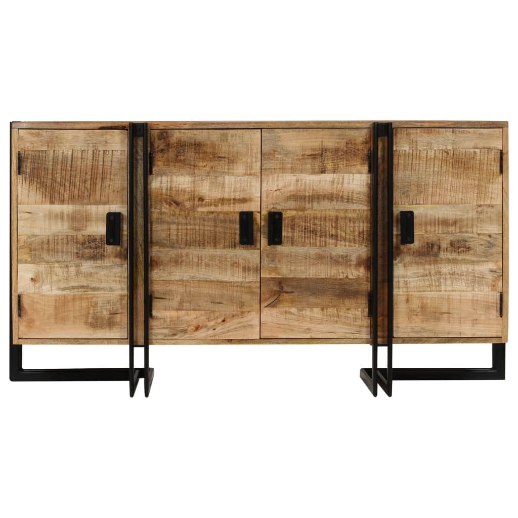 Buffet bahut armoire console meuble de rangement bois de manguier massif 150 cm 4402145 - Helloshop26