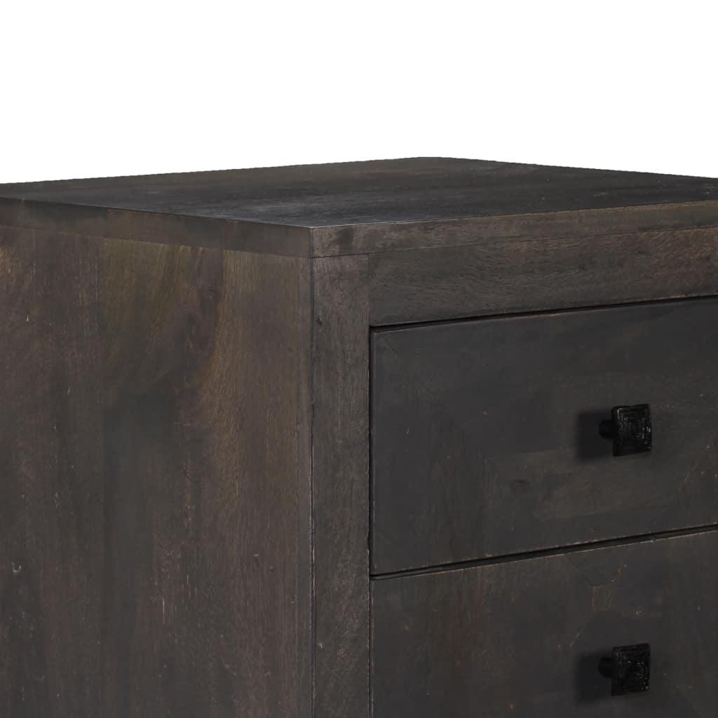 Buffet bahut armoire console meuble de rangement bois massif de manguier 91 cm 4402073 - Helloshop26