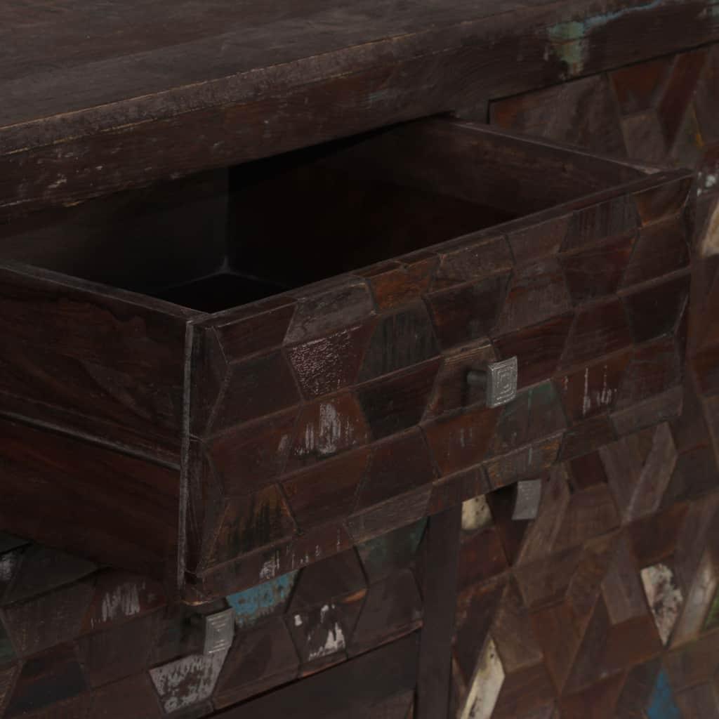 Buffet bahut armoire console meuble de rangement bois de récupération solide 160 cm 4402097 - Helloshop26