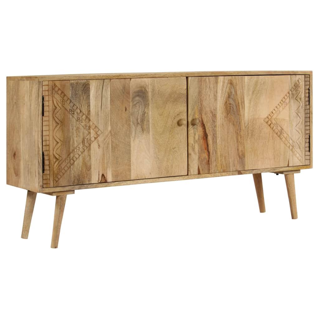 Buffet bahut armoire console meuble de rangement bois de manguier massif 120 cm 4402047 - Helloshop26