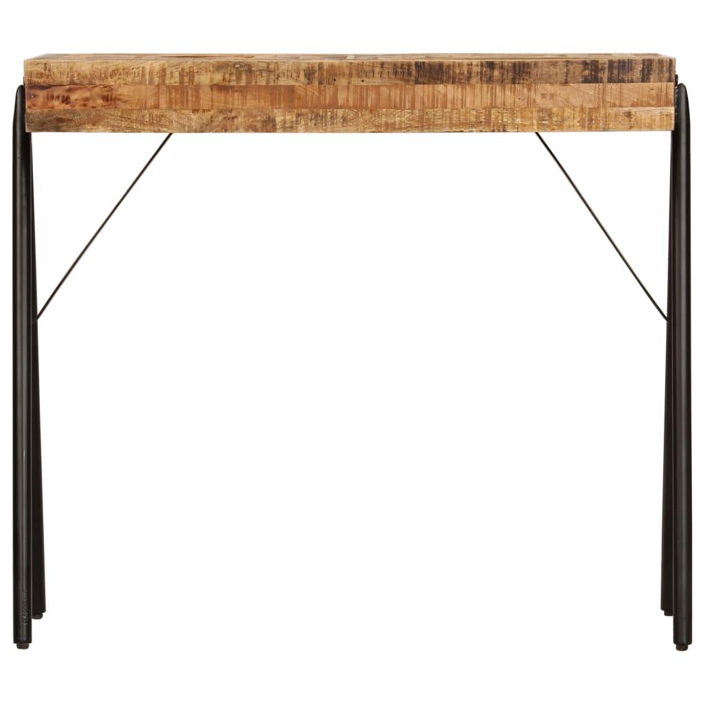 Buffet bahut armoire console meuble de rangement bois de manguier massif 80 cm 4402270 - Helloshop26