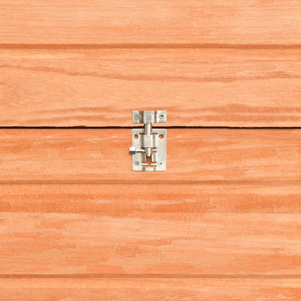 Clapier bois de pin et de sapin massif 152 x 128 x 108 cm bois marron 02_0000582 - Helloshop26