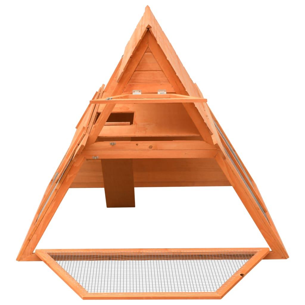 Clapier bois de pin et de sapin massif 152 x 128 x 108 cm bois marron 02_0000582 - Helloshop26