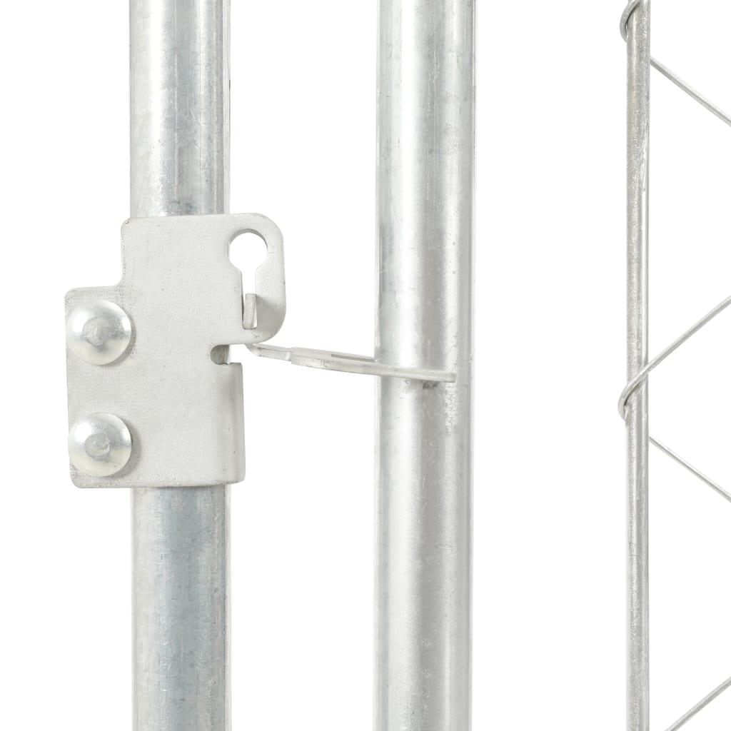 Chenil extérieur cage enclos parc animaux chien d'extérieur avec toit pour chiens 125 cm 02_0000325 - Helloshop26