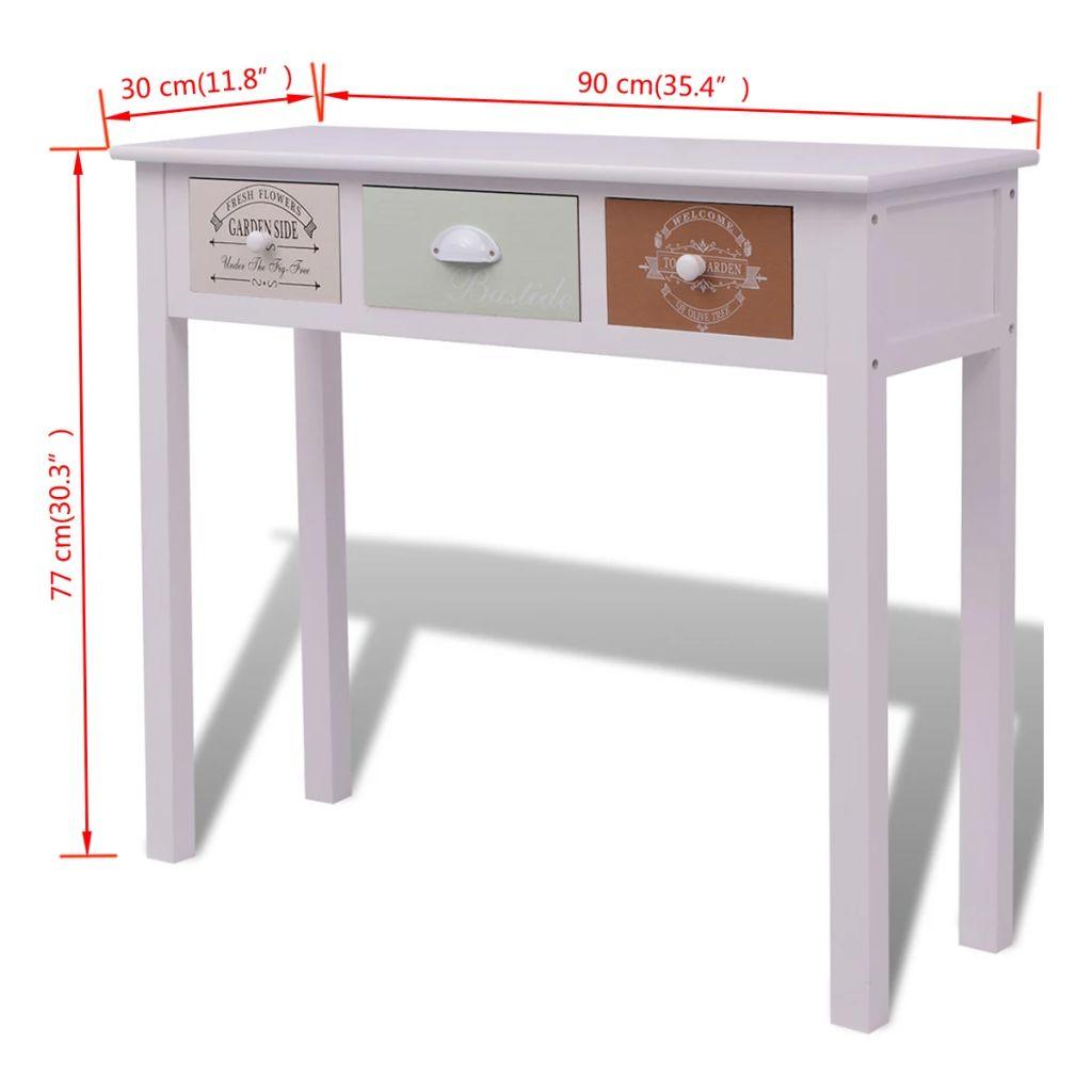 Buffet bahut armoire console meuble de rangement en style français bois 4402114 - Helloshop26