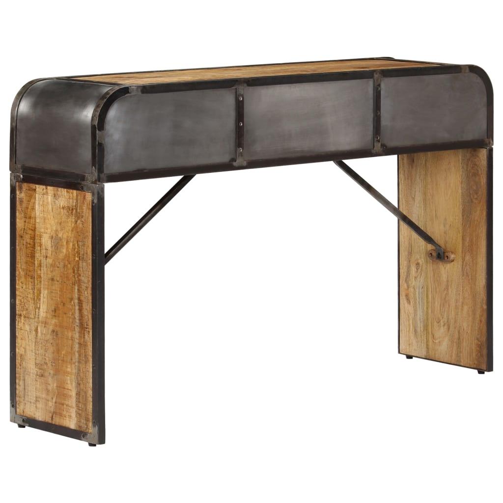 Buffet bahut armoire console meuble de rangement 120 cm bois de manguier massif 4402200 - Helloshop26