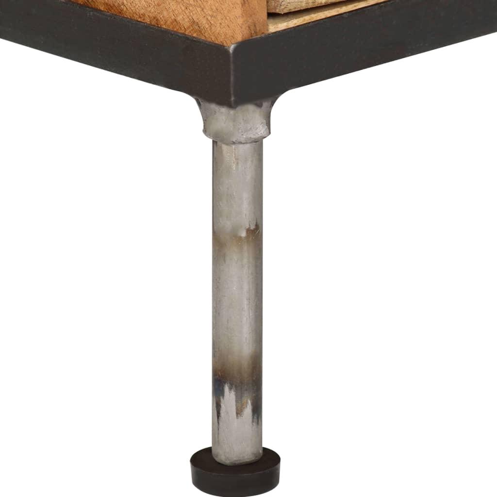 Buffet bahut armoire console meuble de rangement coffre à tiroirs 106 cm bois de manguier massif 4402089 - Helloshop26