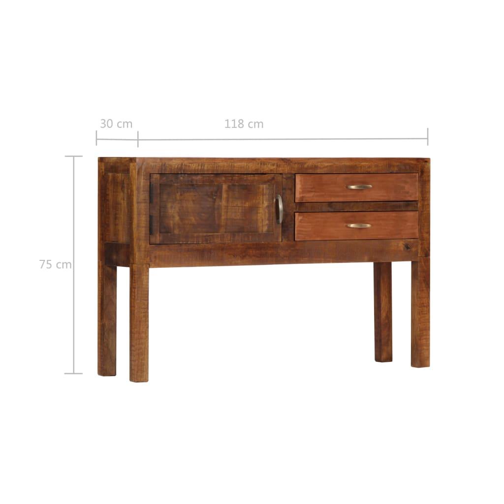 Buffet bahut armoire console meuble de rangement 118 cm bois de manguier massif 4402275 - Helloshop26