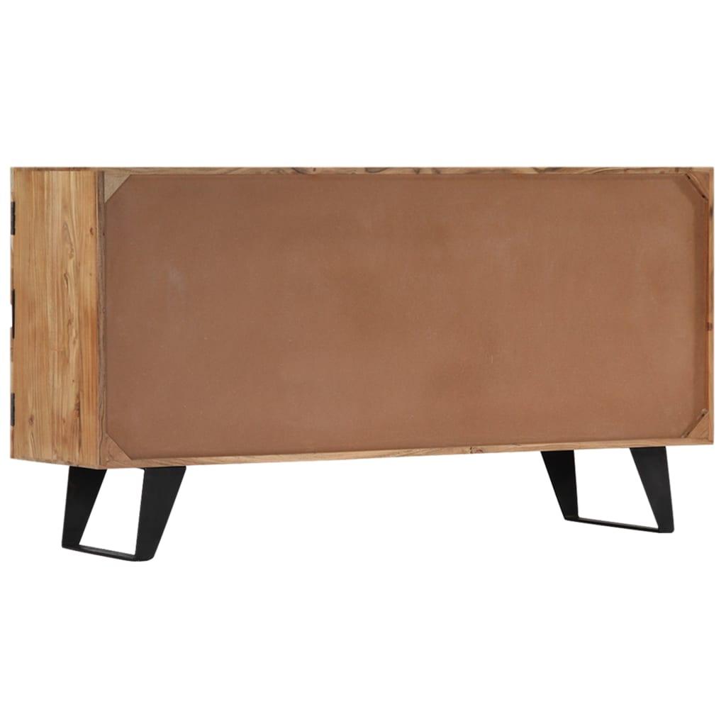 Buffet bahut armoire console meuble de rangement 150 cm bois d'acacia massif 4402090 - Helloshop26