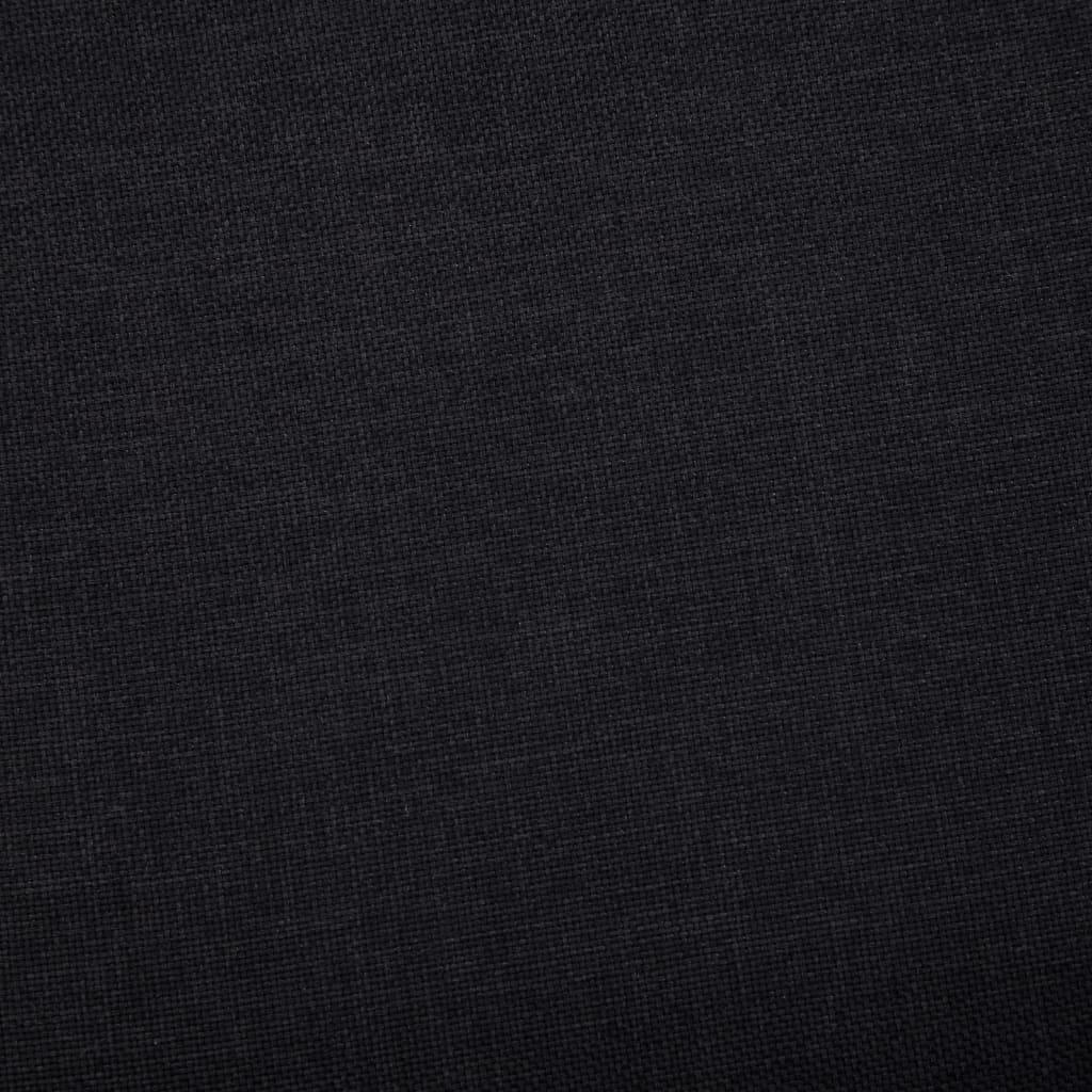 Banquette pouf tabouret meuble banc avec compartiment de rangement 116 cm noir polyester 3002068 - Helloshop26