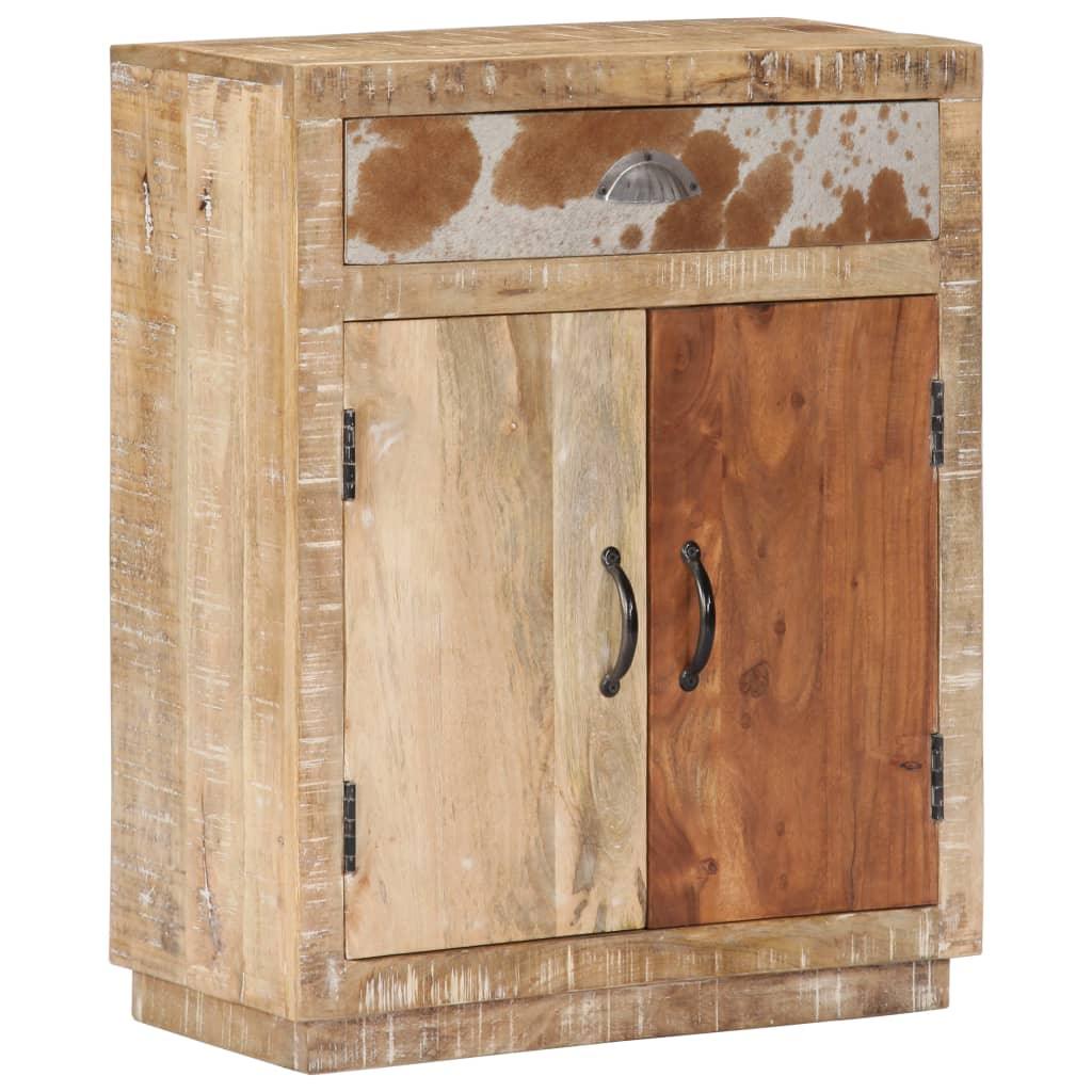 Buffet bahut armoire console meuble de rangement 75 cm bois de manguier massif 4402279 - Helloshop26