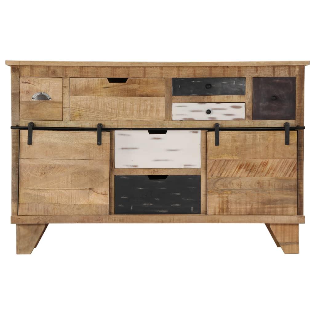 Buffet bahut armoire console meuble de rangement 140 cm bois de manguier massif 4402161 - Helloshop26