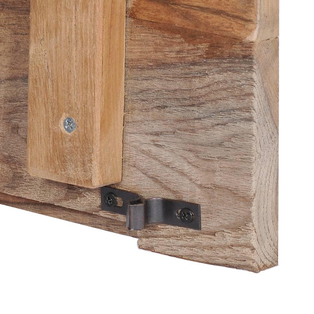 Buffet bahut armoire console meuble de rangement 80 cm bois de teck massif 4402220 - Helloshop26