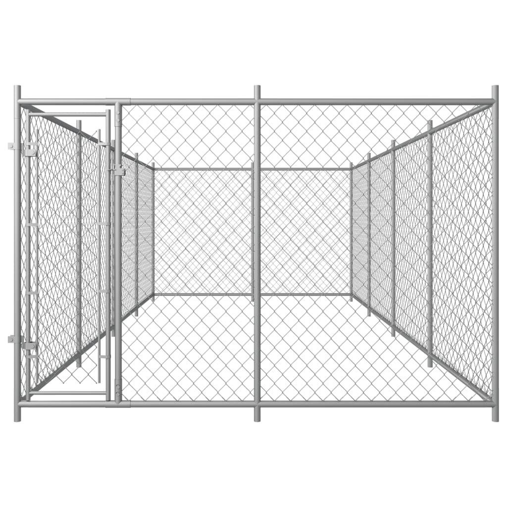 Chenil extérieur cage enclos parc animaux chien extérieur pour chiens 8 x 4 x 2 m 02_0000466 - Helloshop26