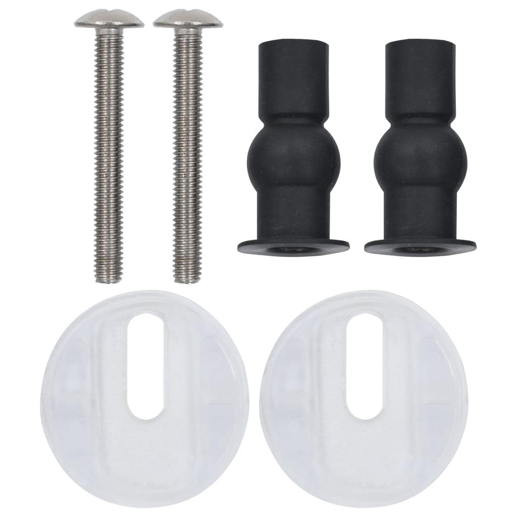 2 pcs Sièges WC MDF et couvercle à fermeture en douceur Pierres 02_0002964 - Helloshop26