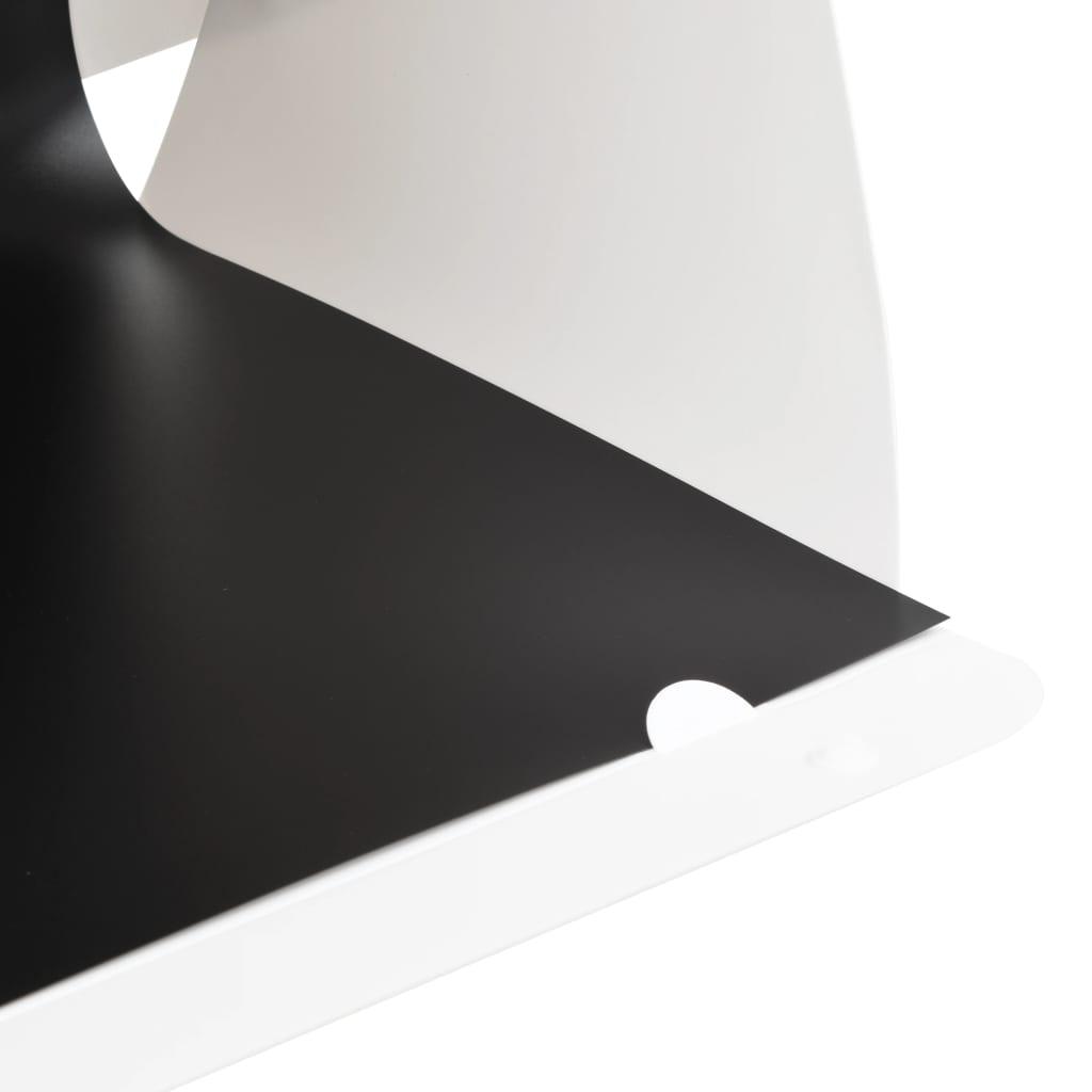 Boîte à lumière studio professionnel LED pliable 40 x 34 x 37 cm plastique blanc 02_0001408 - Helloshop26