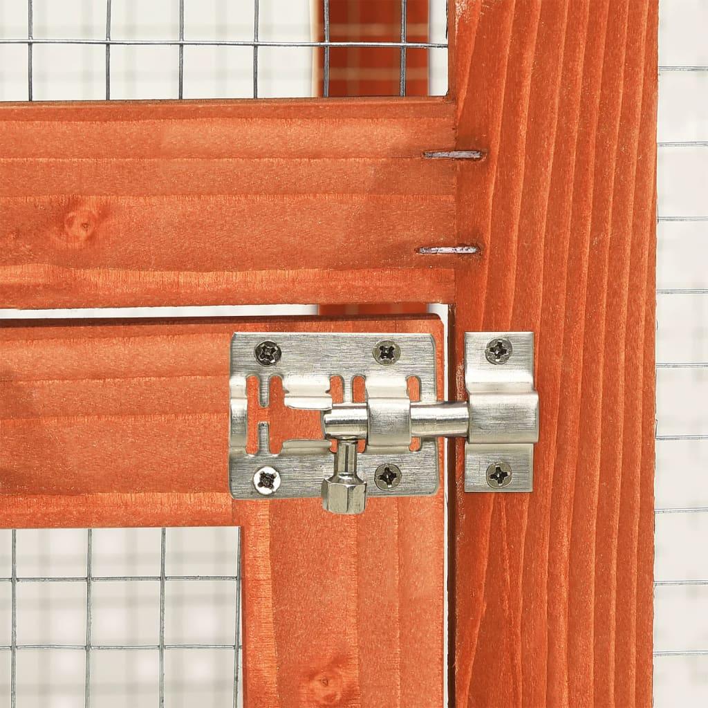 Clapier 140 x 63 x 120 cm bois de sapin massif 02_0000580 - Helloshop26