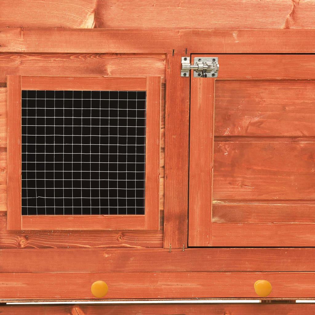 Clapier 140 x 63 x 120 cm bois de sapin massif 02_0000580 - Helloshop26