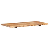 Dessus de meuble-lavabo de salle de bain 118 cm bois massif acacia 02_0003421