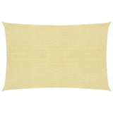 Voile toile d'ombrage parasol 160 g/m² beige 2 x 2,5 m PEHD 02_0008958