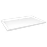 Receveur de douche base de douche bac de douche salle de bain toilette salle d’eau maison intérieur rectangulaire 80x120 cm ABS blanc 02_0001954